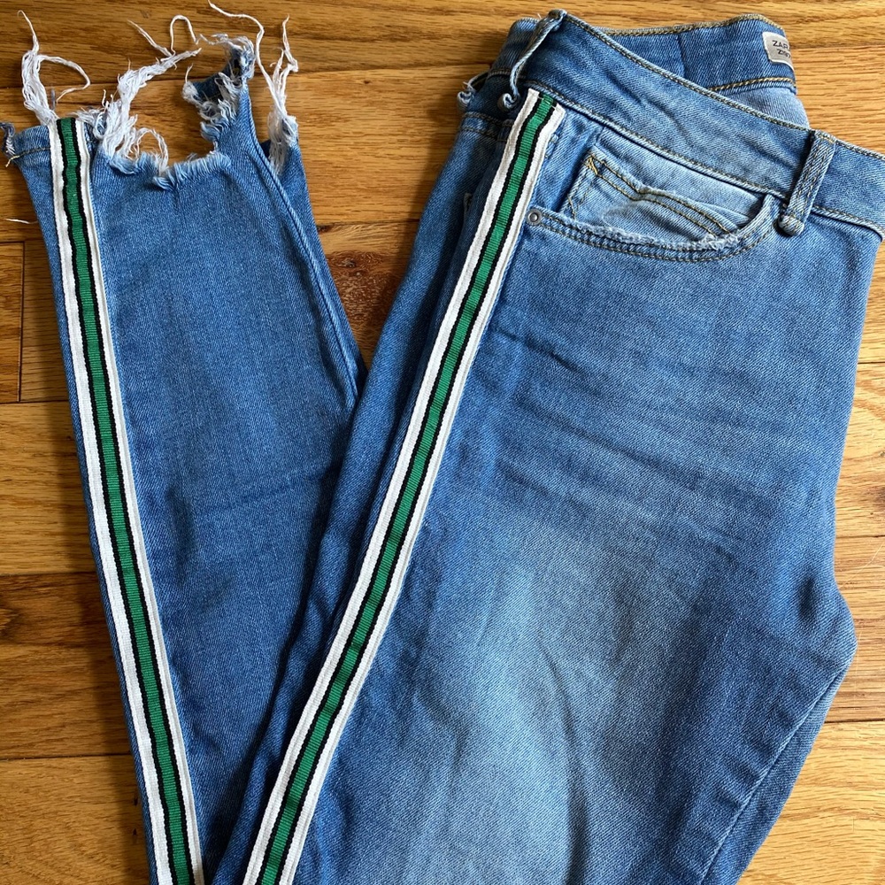 Zara Low Waist Skinny Jeans - Picture 1 of 7
